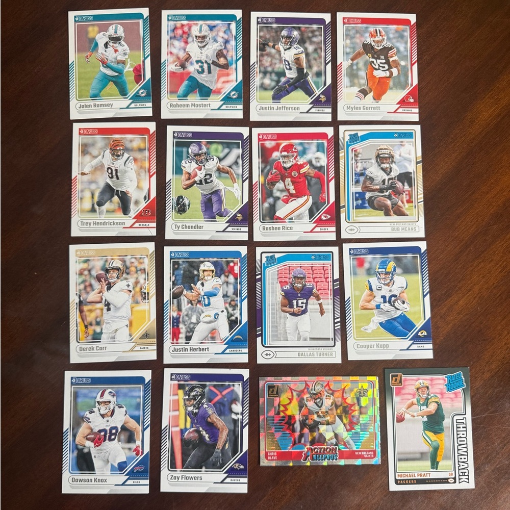 Assorted NFL Trading Cards